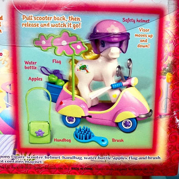 MY LITTLE PONY G3 NWT VTG 2004 BUTTERFLY ISLAND SCOOTIN ALONG WITH BREEZIE NEW - Picture 13 of 16